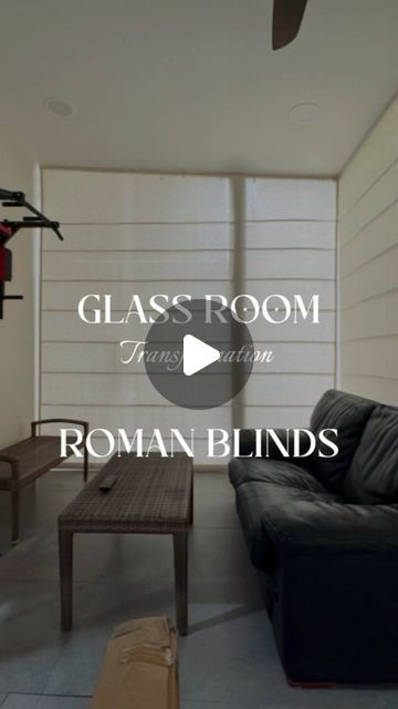 SG Curtains & Blinds Co on Instagram: "Take a closer look and you’ll notice the sloping ceiling" Sloping Ceiling, Glass Room, Roman Blinds, Curtains With Blinds, Blinds, Take A, Take That, Ceiling, Curtains