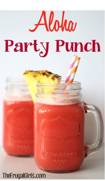 Aloha Party Punch Recipe! ~ from TheFrugalGirls.com ~ enjoy a little taste of the islands with this delicious punch... perfect for your parties and showers! #punch #recipes #thefrugalgirls Aloha Party Punch, Party Punch Recipe, Festa Moana Baby, Party Punch Recipes, Aloha Party, Punch Drinks, Frugal Girls, Punch Recipe, Party Punch