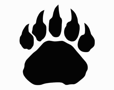 Wolverine Paw Print Tornado Logo, Beading Templates, Bear Paw Tattoos, Polar Bear Paw, Bear Footprint, Celtic Bear, Bear Paw Print, Paw Logo, Grizzly Bears