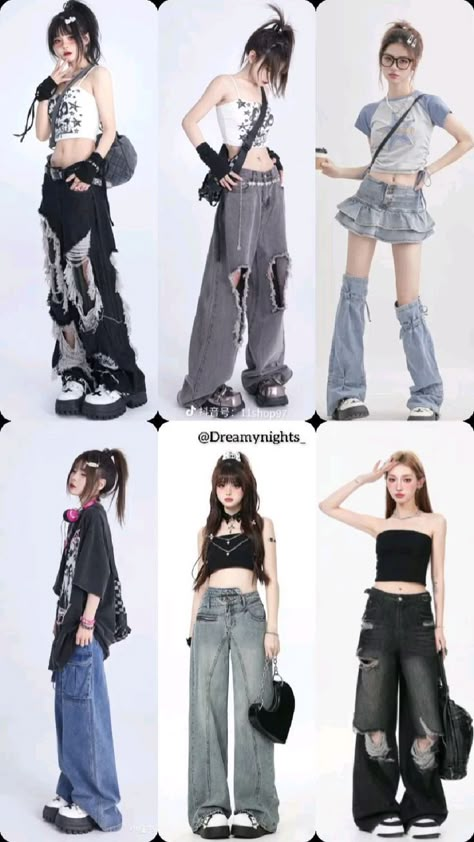 Acubi Outfits Y2k, Acubi Inspired Outfit, Outfit Inspo Acubi Style, Korean Street Fashion Y2k, Y2k Outfits For School Summer, Acubi Style Aesthetic, Acubi Shein Outfits, Korean Acubi Outfits, Summer Outfits Acubi Fashion