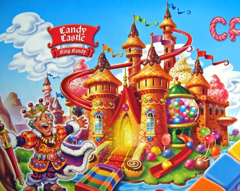 Board Game Themes, Candy Castle, Castle Drawing, Giant Candy, Fairy Home, Candyland Birthday, Candyland Party, Candy Art, Candy Land Theme