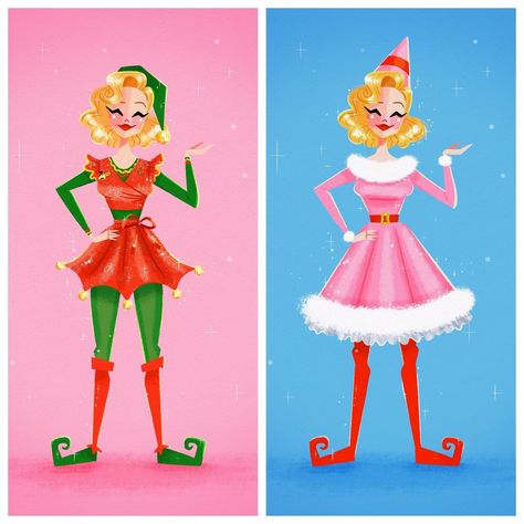 Jovie it’s cooold outsiiide…Which Jovie the Elf costume is YOUR favorite? 💚❤️ or 🩷❤️? @zooeydeschanel does such a darling job with this… | Instagram Jovie Elf Costume, Jovie The Elf, Jovie Elf, The Elf Movie, School Drawings, Elf Drawings, Elf Movie, Elf Costume, Santa's Elves