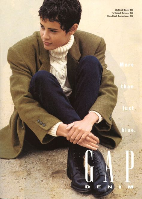 Nadege du Bospertus for GAP 1991 Preppy Handbook, Ivy League Style, Casual Denim Pants, Classic American Style, American Spirit, Equestrian Outfits, Menswear Inspired, 인물 사진, 가을 패션