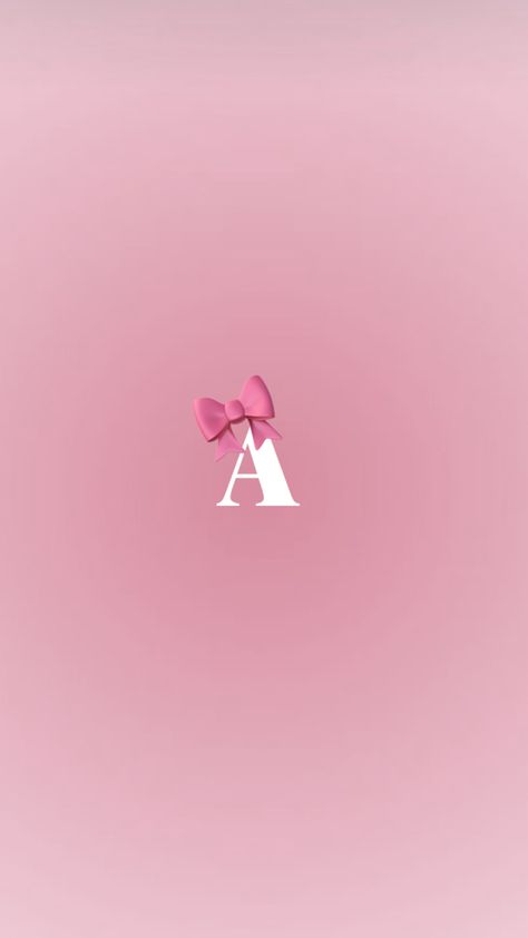 Preppy Initial Wallpaper, A Initial, Initial A, Pretty Wallpaper Iphone, Aesthetic Iphone, Aesthetic Iphone Wallpaper, Pink Wallpaper, Pink Aesthetic, Pretty Wallpapers