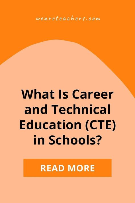 Traditional college isn't the right path for every student. That's why career and technical education (CTE) programs are so valuable. Career And Technical Education, Post Secondary Education, Technical Schools, First Year Teaching, Vocational School, Professional Development For Teachers, We Are Teachers, Classroom Management Tips, Teaching Career