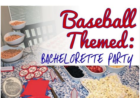 Baseball Themed Bachelorette Party Sports Bachelorette Party, Baseball Theme Bachelorette Party, Bachelorette Baseball Theme, Baseball Bachelorette Party, Baseball Bachelorette, Bachelor Party Themes, Bach Weekend, Themed Bachelorette Party, Bach Bash