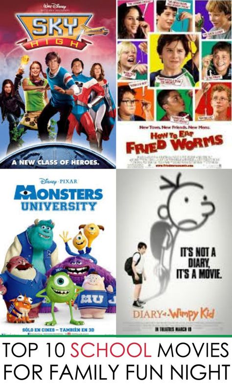 Looking for family movies? Now's the perfect time of year for school movies your whole family will enjoy. Check out these back to school movies… Back To School Movies, Back To School Movie, Bts Party, School Movies, Worried Kids, Kids Movie, Family Fun Night, Parenting Ideas, Family Movie