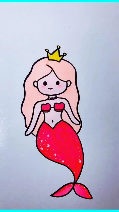 Free pencil drawing class - how to draw a Mermaid in 2022 | Cute drawings, Drawings, Easy doodle art Draw A Mermaid, Easy Doodle, Mermaid Drawings, Easy Drawings For Kids, Easy Doodle Art, Abstract Art Painting Diy, Easy Drawings Sketches, Cute Doodle Art, Cute Easy Drawings