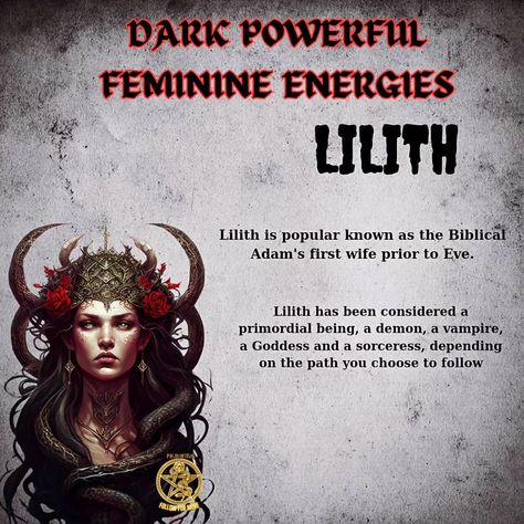 In the heart of ancient forests and shadowy realms, powerful goddesses harnessed the dark feminine energies in witchcraft. . . . . . #wisewomanwords #witchcraft #witchlife #witchtips #wordsofwisdom #themagickcabinet #witchwords #witchmemes Dark Feminine Goddess, Lilith Altar, Dark Goddesses, Dark Witchcraft, Goddess Lilith, The Dark Feminine, Powerful Feminine, Powerful Goddess, Goddess Aesthetic