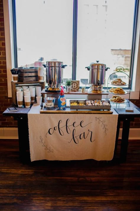 Reception Food Station, Wedding Reception Food Stations, Coffee Bar Party, Coffee Bar Wedding, Graduation Brunch, Wedding Food Stations, Louisiana Wedding, Coffee Party, Coffee Wedding