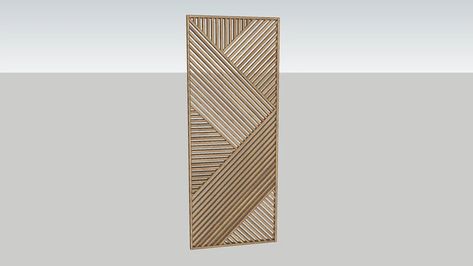 Modern wood wall's panel 105x266 cm | 3D Warehouse Wood Panels Interior, Wall Panel 3d Warehouse, Accent Cabinet Decor, 3d Warehouse Sketchup, Juice Bar Interior, Sketchup Warehouse, Accent Wall Panels, Urban Furniture Design, Skylight Design