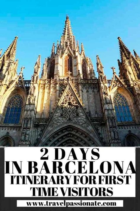 Disney Worlds, Barcelona Itinerary, 2 Days Trip, Dining Plan, Barcelona Spain Travel, Spain Barcelona, Vacation Photography, Travel Globe, Northern Spain