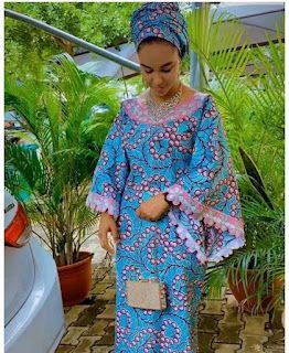 Latest Ankara Gown Styles For Ladies, Styles With Ankara, Atampa Styles, Bubu Gown Styles Lace, Kaftan Styles For Ladies, Ankara Bubu Gown Styles, Ankara Bubu, Bubu Gowns, Bubu Styles