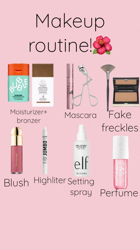 Makeup routine #beauty #makeup #makeupinspo #makeupinspo Light Makeup Routine For School, Makeup Ideas 11-12, Middle School Makeup Routine, Natural Makeup For Middle School, Makeup For 7th Graders Middle School, Makeup For 11 Year Girl, Makeup Routine For 12 Yo, Make Up For 7th Grade, Skin Care Routine For 12 Year