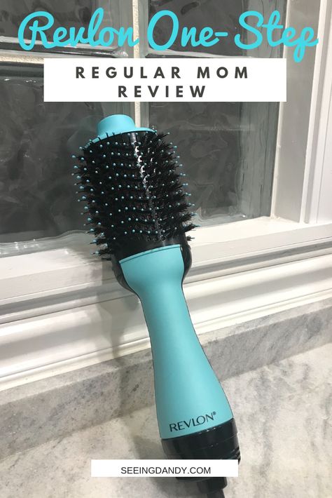 Revlon One Step Hair Dryer And Volumizer, Round Brush Hair Dryer, Revlon One Step Hair Dryer, One Step Hair Dryer, Hair Dryer Styler, Blowout Brush, Revlon Hair Dryer, Hair Glam, Mom Hair