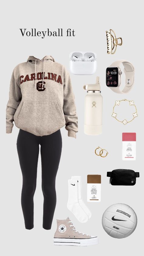 Random Outfit #Volleyball #WinterVibes Winter Volleyball Outfit, Volleyball Outfits With Leggings, Volleyball Coach Outfit, Volleyball Girls Outfits, Beach Volleyball Outfit, Vollyball Outfits, Best Volleyball Shoes, Volleyball Outfit, Coach Outfits