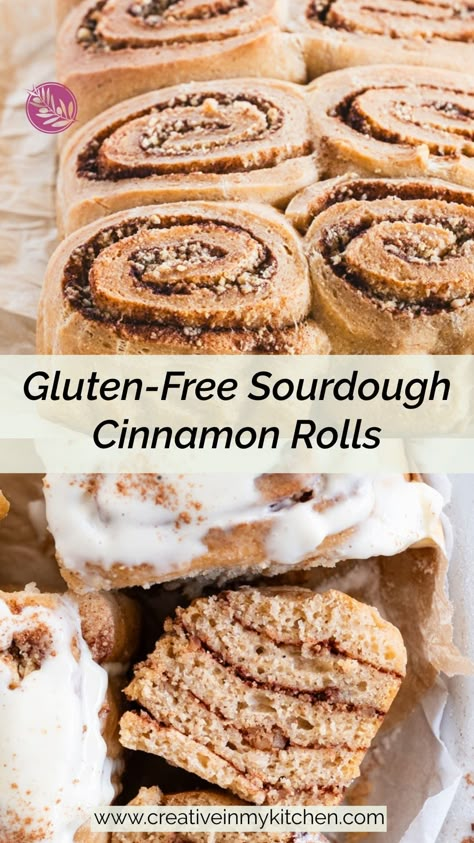 Having a gluten-free sourdough starter is truly the gift that keeps on giving, and these chai-infused gluten-free sourdough cinnamon rolls are a perfect example of that magic. Who wouldn’t love a batch of soft, fluffy, warm, and fragrant cinnamon rolls during the colder months? Gluten Free Sourdough Starter, Sourdough Cinnamon Rolls, Gluten Free Cinnamon Rolls, Gluten Free Pastry, Gluten Free Sourdough, Gf Bread, Sourdough Bread Recipe, Cinnamon Rolls Homemade, Bread Making