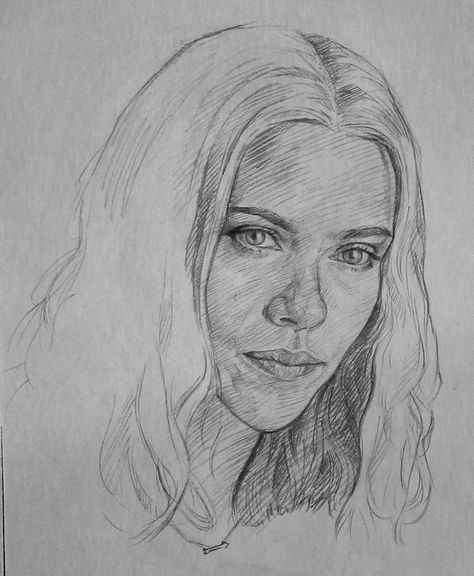 Natasha Romanoff Drawing Pencil, Drawing Of Scarlett Johansson, Black Widow Drawing Sketches, Marvel Avengers Sketches, Marvel Sketches Pencil, Natasha Drawing, Natasha Romanoff Drawing, Marvel Art Drawings Sketch, Marvel Drawing Ideas