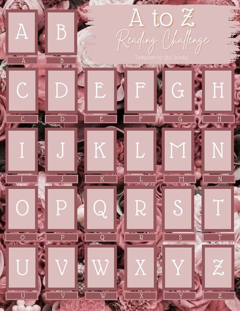 A to Z Reading Challenge A To Z Book Challenge Template 2023, Book Challenge A To Z, Book Trope Challenge, A To Z Reading Challenge Template 2023, A-z Book Challenge 2023, Abc Reading Challenge Template, 50 Book Challenge Template, A To Z Book Challenge Template 2024, A To Z Reading Challenge Template 2024