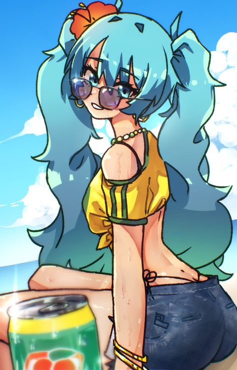 Brazilian Miku Miku Hatsune Vocaloid, Vocaloid Characters, Call Of Duty Ghosts, Art Trends, Hatsune Miku, Character Drawing, Cute Anime Character, Anime Chibi, Vocaloid