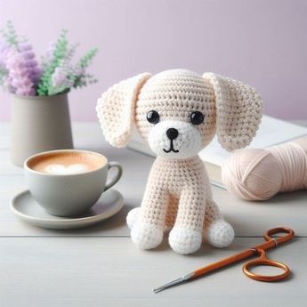 Free Crochet Basic Dog Amigurumi Pattern Crochet Project For Beginners, Green Frog Crochet, Alien Patterns, Frog Crochet, Dog Amigurumi, Crochet Toys Free Patterns, Crochet Dog Patterns, Crochet Toys Free, Easy Crochet Animals