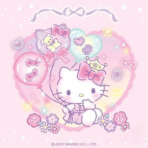 Happy Birthday Hello Kitty, Birthday Hello Kitty, 헬로키티 배경화면, Hello Kitty Cupcakes, Hello Kitty Crafts, Hello Kitty Cake, Kitty Drawing, Hello Kitty Nails, Hello Kitty Backgrounds