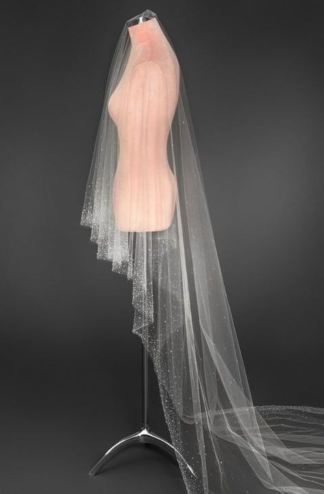 Diamond Wedding Veil, Wedding Veil Crystals, Long Veils Bridal Simple, Raindrop Wedding Veil, Satin Wedding Dress And Veil, Wedding Veil With Blusher, Beaded Veil Wedding, Unique Veils Wedding, Cathedral Veil With Blusher