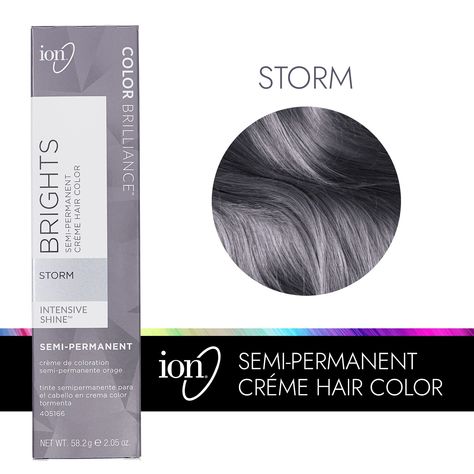 ion Storm Semi Permanent Hair Color | Semi Permanent Hair Color Black Hairstyle Ideas, Long Black Curly Hair, Bob Weave, Hair Color Brands, Color Wonder, Hair Color Chart, Wedding Hairstyles Bride, Style Lookbook, Semi Permanent Hair Color