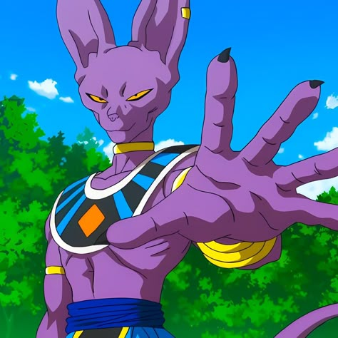 Lord Beerus Icon, Dragon Ball Lord Beerus, Beerus Icons, Beerus Art, Dragon Ball Beerus, Bills Dragon Ball, Beerus Dbz, Dragon Ballz Goku, Lord Beerus