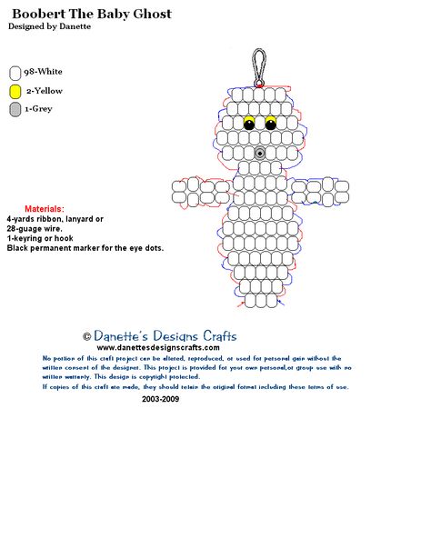 Bead Animals Patterns Easy, Bead Animals Patterns, Bead Ghost, Bead Buddies, Pony Bead Animals, Beaded Objects, Bead Animals, Pony Bead Projects, Beads Keychain