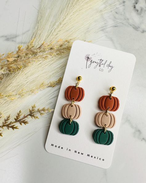 🎃🍂 The Halloween Collection is officially LIVE! 🍂🎃 I’ve been working on some spooky and cute designs, and I’m excited to share my new fall and Halloween-inspired earrings with you! From cute pumpkins to playful ghosts, these handmade polymer clay earrings are the perfect touch to complete your autumn look. Whether you’re gearing up for Halloween or just love fall vibes, there’s something for everyone. 👻✨ Available now in the shop! Get yours before they sell out! 🎃👻✨ Link in bio to shop! ... Pumpkin Clay Earrings, Pumpkin Clay, Cute Pumpkins, Autumn Look, Love Fall, Cute Pumpkin, Sell Out, Fall Looks, Handmade Polymer Clay