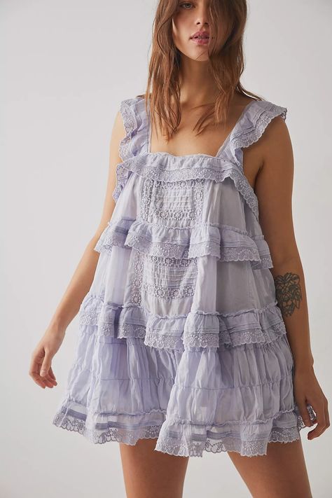 free people; summer; short; style; spring; casual; clothes; cozy; pockets; fit; style; vacation; chic; fashion; shopping; romper' lavender; white; holiday; 4thofjuly; outfit; Free People Jumpsuit, Free People Romper, Vintage Romper, Fashion Attire, Lace Ruffle, Printed Rompers, Free People Pants, Boho Outfits, Spring Summer Fashion