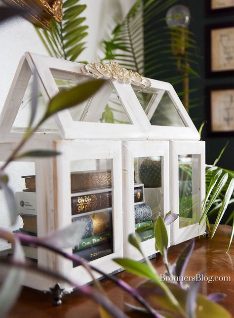 Mini Greenhouse Ideas Diy, Picture Frame Greenhouse Diy, Picture Frame Greenhouse, Greenhouse Decoration, Small Glass Greenhouse, Greenhouse Decor, Diy Mini Greenhouse, Greenhouse Pictures, Plant Business