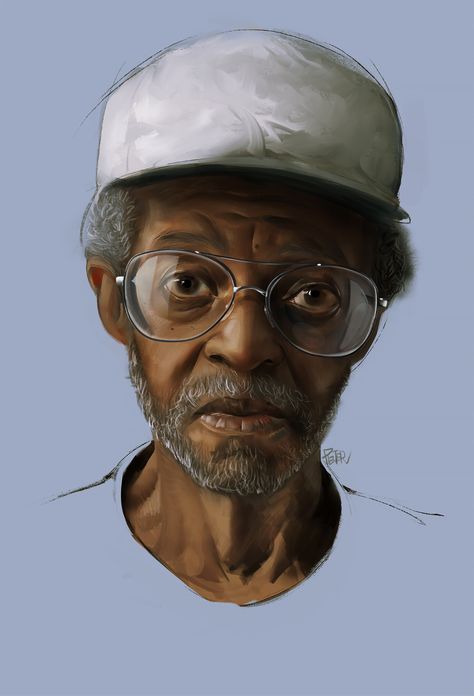 ArtStation - New Man, Peter Xiao Old Black Man, Vampire Masquerade, World Of Darkness, Call Of Cthulhu, Man Character, Character Design Male, Black Man, Old Man, Old Men