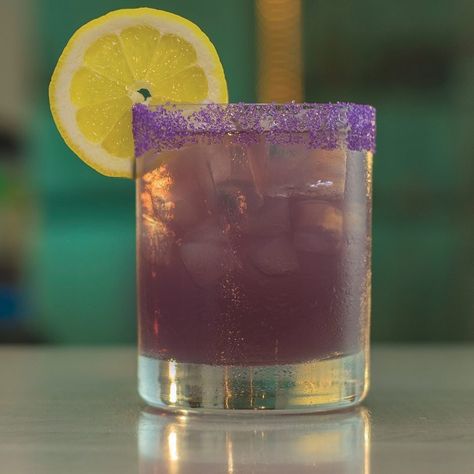 The Purple Rain Cocktail - Tipsy Bartender Purple Rain Drink, Purple Rain Cocktail, Rain Cocktail, Popular Mixed Drinks, Vodka Mixers, Candy Shots, Vodka Blue, Purple Cocktails, Purple Drinks