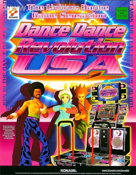 Dance Dance Revolution Aesthetic, Practice Shirts, Y2k Games, 90s Eurodance, Real Y2k, Gaming Nostalgia, Body Revolution, Revolution Poster, 3ds Games