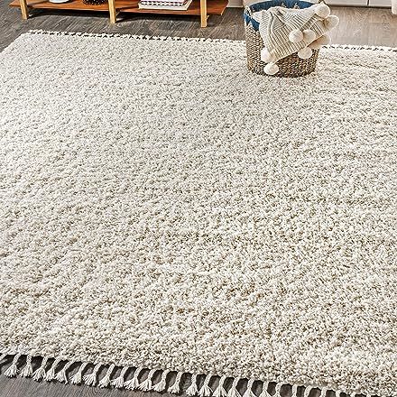 Amazon.com Shopping Cart Clean Bedroom, Solid Color Rug, Solid Area Rugs, Shag Rugs, Cream Area Rug, Cream Rug, Bohemian Area Rugs, Nursery Rugs, Shag Area Rug