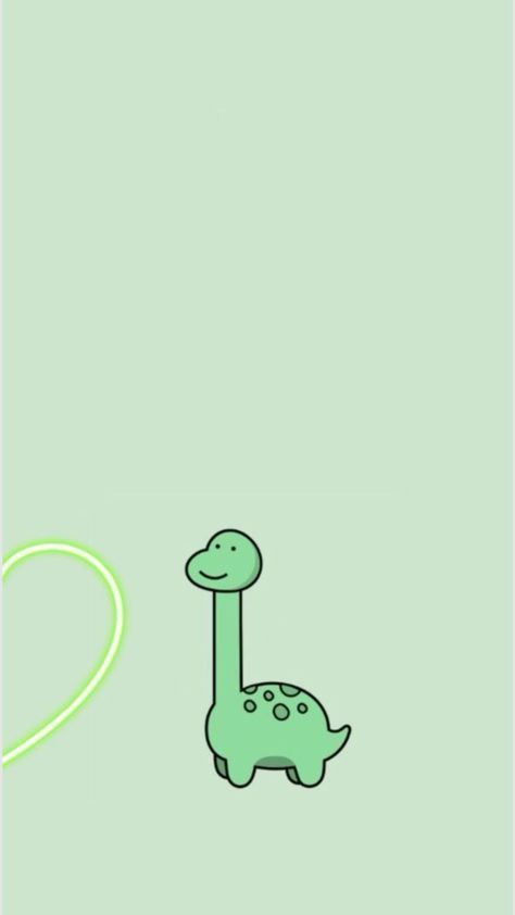 #wallpaper #bff #dinosaur #cutedino #cute #green Green Dinosaur Wallpaper, Dinosaur Wallpaper, Green Dinosaur, Green