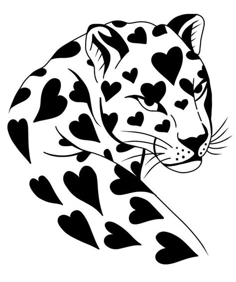 P Tattoo, Small Girly Tattoos, Traditional Tattoo Designs, Panther Tattoo, Single Line Tattoo, Leopard Art, Tattoo Signs, Blood Art, Tattoo Style Drawings