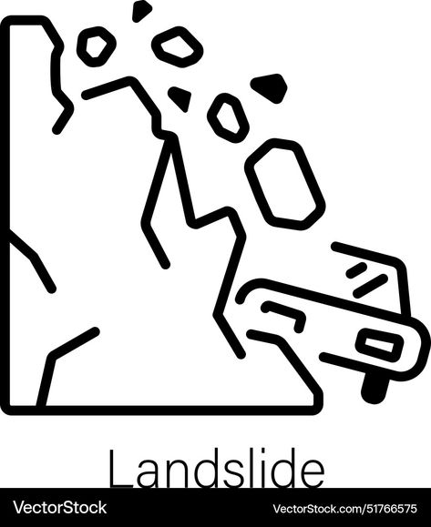 Landslide Poster, Transparent Png, High Res, Png Images, Vintage Art, Adobe Illustrator, Vector Free, Vector Images, Illustrator