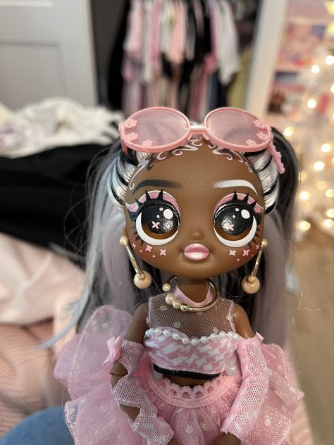 Custom Omg Doll, Custom Lol Omg Dolls, Lol Doll Repaint, Lol Omg Doll Repaint, Lol Doll Costume, Custom Dolls Repaint, Lol Omg Dolls, Omg Dolls, Cute Imvu Baddies