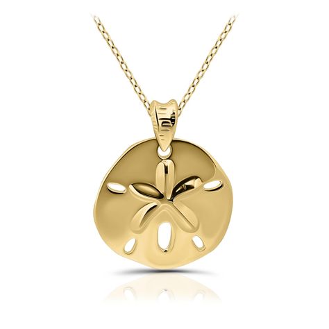 PRICES MAY VARY. STYLISH SAND DOLLAR CHARM – Take a bit of a sunny beach day on a coastal vacation with Hoops & Loops stylish sand dollar charm pendant necklace. Available in three fashionable colors: Silver, Yellow Gold & Rose Gold on an 18'' Rolo Chain. SOLID 925 STERLING SILVER – Our pendant nbecklaces for women, men and teen girls are crafted of premium quality genuine 925 sterling silver. It’s hypoallergenic, nickel-free & lead-free, good for sensitive ears and won't turn your skin green. A Sand Dollar Necklace, Coastal Vacation, Sand Dollar Pendant, Sterling Necklaces, Sunny Beach, Charm Pendant Necklace, Sand Dollar, Rolo Chain, Sensitive Ears