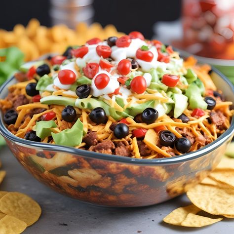 Frito Taco Salad Recipe Dorito Taco Salad With Catalina Dressing, Frito Salad With Catalina Dressing, Frito Recipes, Shredded Turkey Sandwiches, Fritos Salad, Taco Salad With Catalina Dressing, Frito Taco Salad, Frito Recipe, Dorito Taco Salad Recipe