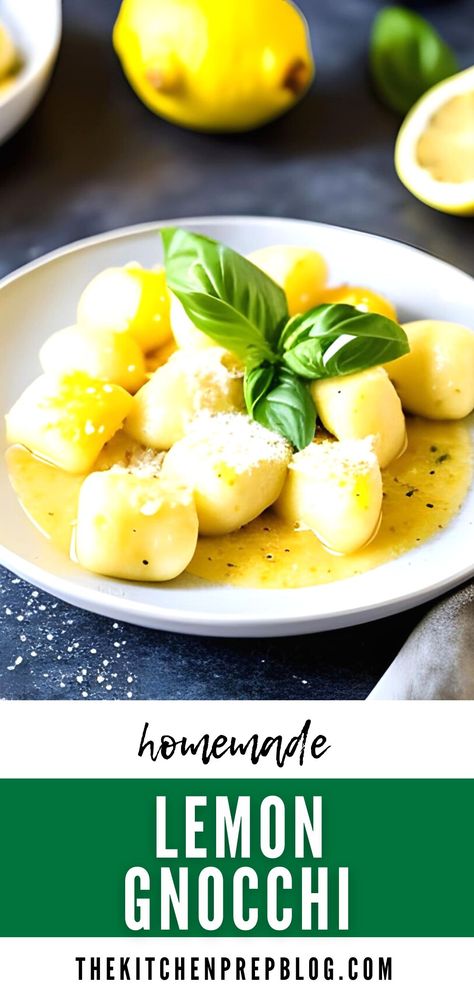 Lemon Gnocchi, Olive Oil Sauce, Olive Oil Recipes, Kitchen Prep, Gnocchi Recipes, Pescatarian Recipes, Date Night In, Prep Kitchen, Vegetarian Recipes Dinner