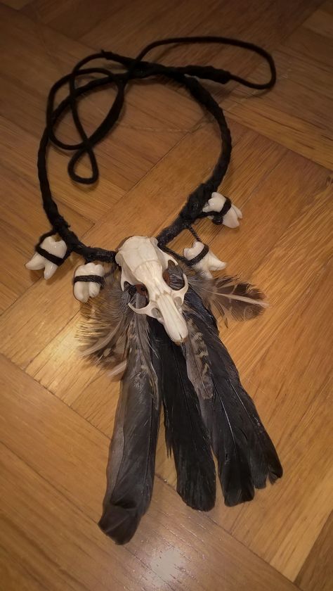 Shaman Necklace, Animal Skull Decor, Skull Human, Bird Bones, Water Vole, Cow Skull Decor, Tree Monster, Indian Dream Catcher, Human Teeth