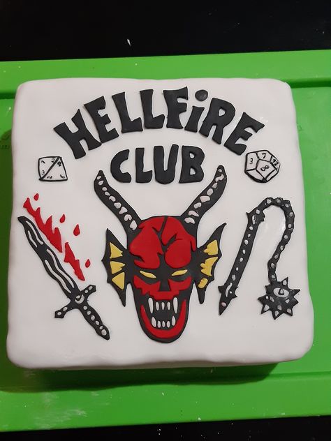 Hellfire Club Cake, Hellfire Club, Stranger Things, Craft Ideas, Cake, Electronic Products