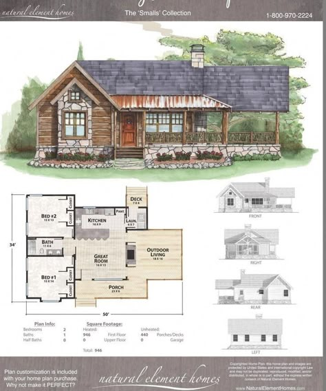 Small Log Cabin, Cabin Home, Small House Floor Plans, Casas The Sims 4, Cabin House Plans, Sims House Plans, Cottage Plan, Tiny House Cabin, House Blueprints