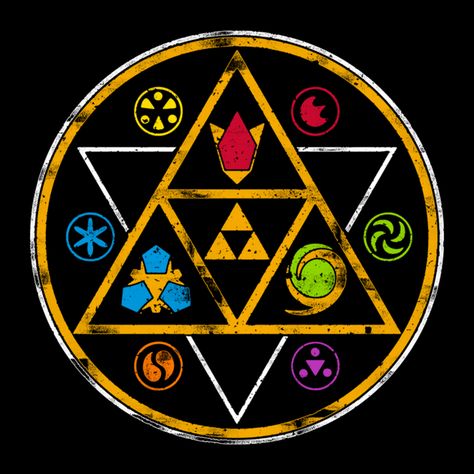 Symbols of Time Rayquaza Pokemon, Time Logo, Ocarina Of Times, Zelda Tattoo, Gameboy Color, Element Symbols, Gaming Tattoo, Link Zelda, Zelda Art