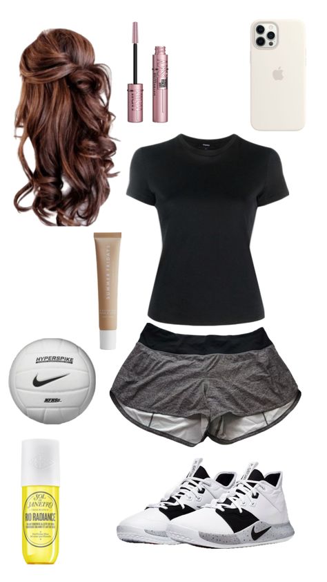 volleyball outfit! #outfitinspo #outfits #outfit #inspo #fit #fitinspo #ootd #fyp #fypshuffle Sport Practice Outfits, Volleyball Outfits Practice, Volleyball Practice Outfits, Shuffle Outfits, Volleyball Outfit, Volleyball Practice, Sports Outfits, Practice Outfits, Volleyball Outfits