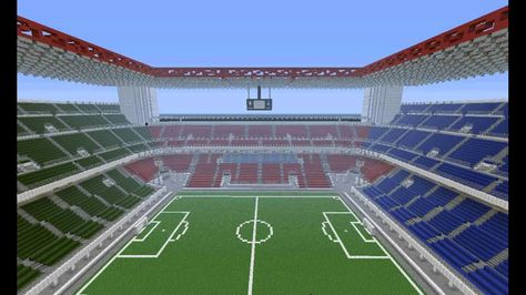 Minecraft Building Plans, Airplane Ideas, Club Building, Minecraft City, Football Stadium, Ideas Minecraft, Minecraft Tutorial, Minecraft Building, Football Stadiums